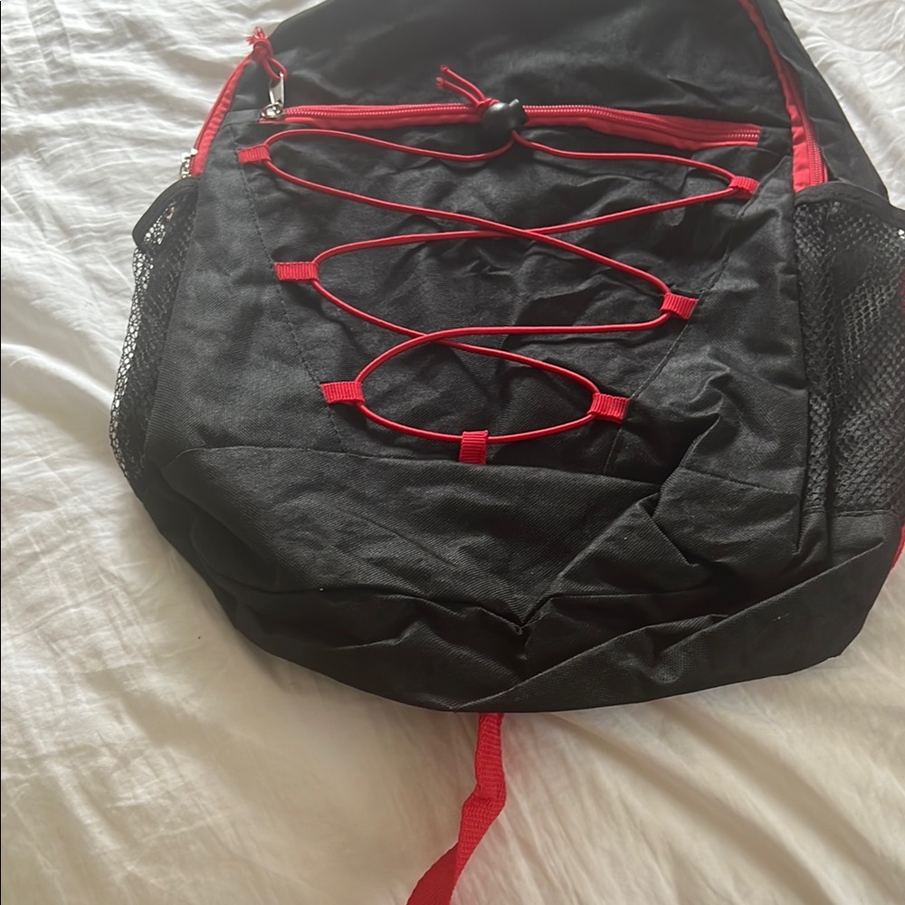 Black and Red Men's Backpack